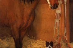 1861-At-the-Stables-Horse-and-Dog-Edgar-Degass