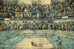 Dog-Fight-at-the-Westminster-Pit-1821-by-Henry-Thomas-Alken